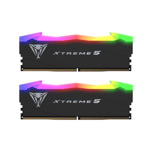 Patriot Viper Xtreme 5 RGB DDR5 RAM 32GB (2 x 16GB) 7600MT/s CL36 UDIMM Desktop Gaming Memory Kit - PVXR532G76C36K von Patriot Memory