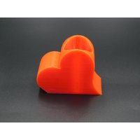 Herz Übertopf | Saftiges Pflanzgefäß Valentine Rotes Süße Geschenk von Patriot3dPrinting