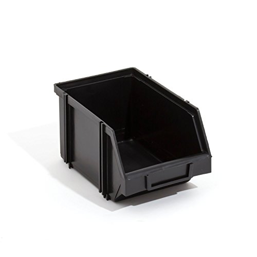5 Stapelboxen 230x150x125 Modulbox Kuststoffkiste Regal Box Gr. 2 Sichtlagerkästen von Patrol Group