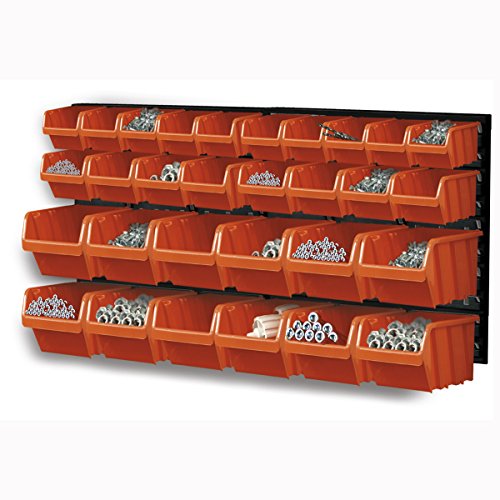 Wandregal mit 30 Sichtboxen mit 2 Wandplatten als Wandregal oder Stapelboxen lose stapeln Wandregal mit 30 Sichtboxen mit 2 Wandplatten als Wandregal oder Stapelboxen lose stapeln von Patrol Group