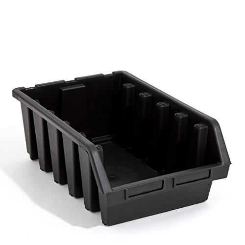10 Stck. Ergobox Box Stapelboxen schwarz Gr. 5 Regalbox 500x330x187 Kunststoff von Patrol