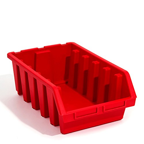 5 Stck. Ergobox Box Stapelboxen rot Gr.5 Regalbox 500x330x187 Kunststoff von Patrol