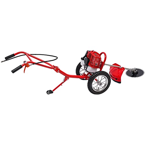 2-in-1 Benzin-Rasenmäher 1.5KW 2-Takt Motor,1.25L,Mähen und Lösen Funktion,Schneidbreite 28cm von PattenlLevi