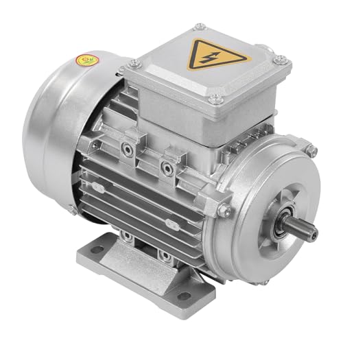 400V Elektromotor Dreiphasen-Asynchronmotor 0.37KW E-Motor mit Anlaufkondensator 1330 RPM Energiesparmotor aus Aluminium Asynchronmotor für Einsatz in Industrie,S1 Motor von PattenlLevi