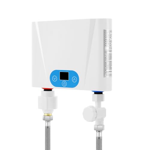 5.5KW Klein-Durchlauferhitzer 30-55℃ Instant Elektrische Warmwasserbereiter Tankloser Mini-Warmwasserbereiter mit LED Temperaturanzeige Mini-Durchlauferhitzer von PattenlLevi