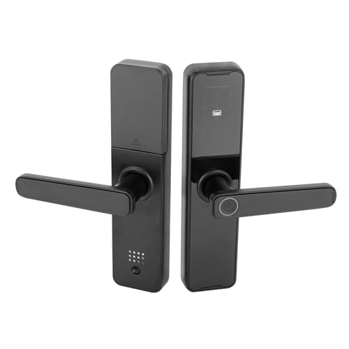 Aluminium-Legierung Smart Türschloss 1 Paar,Passt für 1.97-Zoll dicke Innentürn,50 Stück id Fingerabdruck-Türschloss,Unterstützt Fingerabdruck,Mechanische Schlüsselentriegelung Biometric Smart Lock Aluminium-Legierung Smart Türschloss 1 Paar,Passt für 1.97-Zoll dicke Innentürn,50 Stück id Fingerabdruck-Türschloss,Unterstützt Fingerabdruck,Mechanische Schlüsselentriegelung Biometric Smart Lock von PattenlLevi