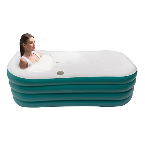 Aufblasbare Badewanne Aufblasbare Kunststoffbadewannen mit Elektrischer Luftpumpe Faltbare Badewanne für Adult Spa Outdoor Wanne für Erwachsene Aufblasbare Badewanne Aufblasbare Kunststoffbadewannen mit Elektrischer Luftpumpe Faltbare Badewanne für Adult Spa Outdoor Wanne für Erwachsene von PattenlLevi