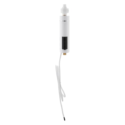 Durchlauferhitzer 3500W Sofortiger Elektrisch Warmwasserbereiter mit LED-Anzeige Tankloser Durchlauferhitzer Elektrischer Mini-Wassererhitzer (Weiß) von PattenlLevi