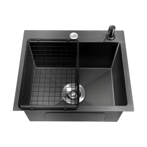 Küchenspüle Set 45 * 40 * 20cm Geruchsresistenz Küchen Becken Innengröße 41 * 30.5cm mit Seifenspender Überlauf Verhindern Edelstahlspüle,Licht Gewerbliche Einzelspüle Küchenspüle Set 45 * 40 * 20cm Geruchsresistenz Küchen Becken Innengröße 41 * 30.5cm mit Seifenspender Überlauf Verhindern Edelstahlspüle,Licht Gewerbliche Einzelspüle von PattenlLevi
