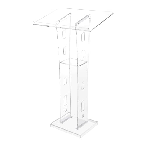 PattenlLevi Transparenter Acryl Rednerpult mit Speicher Regal Acryl Podium Rednerpult Podiumständer Acrylplatten Podium Transparenter Podium Ständer Acryl Konferenzpodium,Lesefläche 60 * 40 * 110 cm PattenlLevi Transparenter Acryl Rednerpult mit Speicher Regal Acryl Podium Rednerpult Podiumständer Acrylplatten Podium Transparenter Podium Ständer Acryl Konferenzpodium,Lesefläche 60 * 40 * 110 cm von PattenlLevi