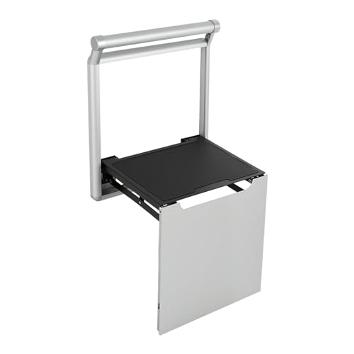 Wandmontage Duschsitz Klappbar Duschklappsitz Bis Zu 150 KG Multifunktions Badezimmer Duschbank,Klappbarer Rutschfester Duschstuhl Wandklappstuhl Dusche Wandhocker von PattenlLevi