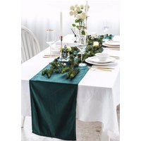 Benutzerdefinierte Weihnachtsdekoration, Grüner Samt Tischläufer, Weihnachtstischdekoration, Pfauengrün Luxus Tischdecke Benutzerdefinierte Weihnachtsdekoration, Grüner Samt Tischläufer, Weihnachtstischdekoration, Pfauengrün Luxus Tischdecke von PatternHomes