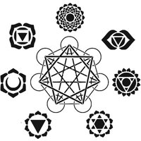 Heptagon Chakra Mandala Muster Schablone von Patternsofplenty