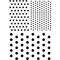 Polka Dot Spotpattern Schablone von Patternsofplenty