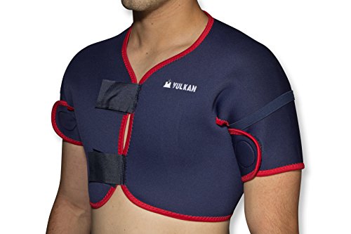 Vulkan Classic Full Shoulder Support, X-Large, Old Style, For Tendonitis, Bursitis, & Other Shoulder Injuries, Covers Both Shoulders, Compression & Warmth, Protection for Rehabilitation & Recovery von VULKAN