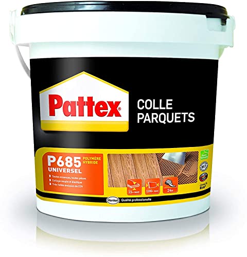 Klebstoff für alle Parkettböden, Beete und Sperrholz, elastisch, Eimer mit 7 kg von Pattex