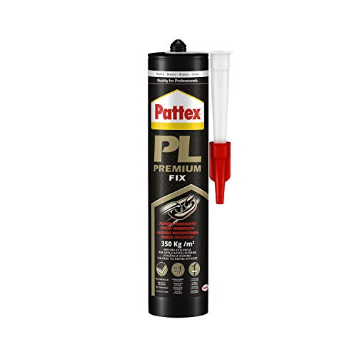 Pattex 1916008 PL Premium wasserfester Montagekleber, weiß, 1 Kartusche x 460 g von Pattex