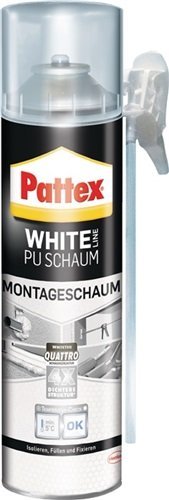 Pattex 1K-Montageschaum Pattex White PU 500ml weiß von Pattex