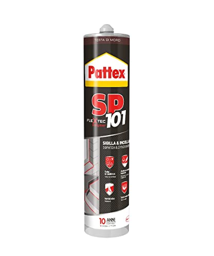 Pattex 8004630915897 Dichtstoff neutral SP101, Dunkelbraun, 280 ml von Pattex