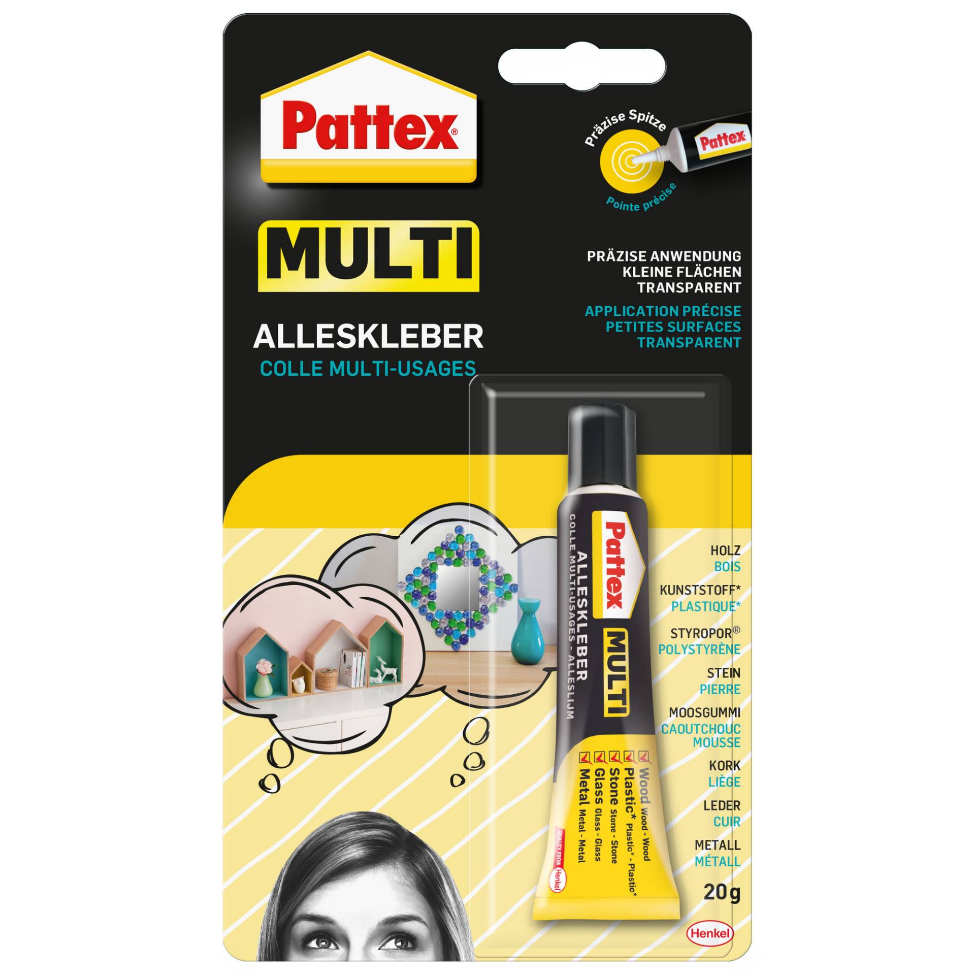 Pattex Alleskleber 'Multi' transparent 20 g Pattex Alleskleber 'Multi' transparent 20 g von Pattex