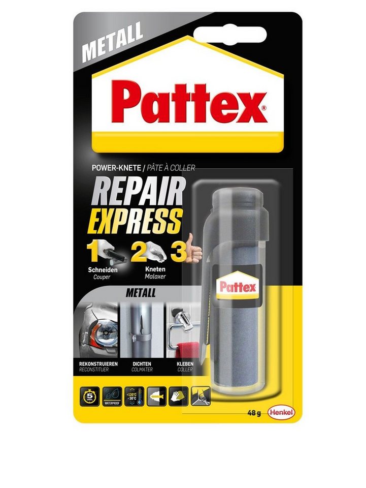 Pattex Bastelkleber Pattex Repair Express Metall Powerknete 48 g von Pattex
