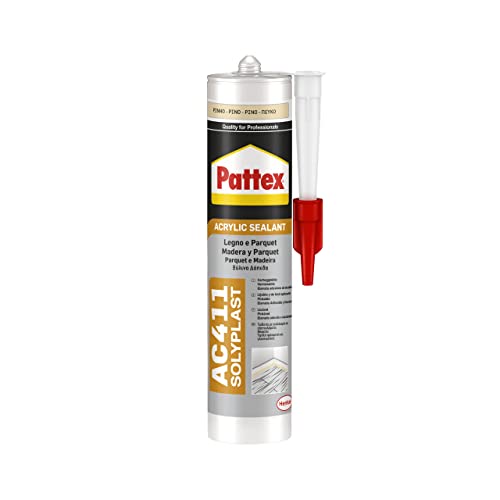 Pattex Dichtmasse Acryl für Holz und Parkett AC411 Kiefer 300 ml Pattex Dichtmasse Acryl für Holz und Parkett AC411 Kiefer 300 ml von Pattex
