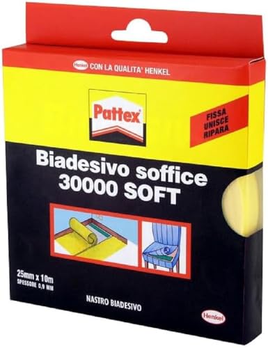 Pattex Doppelseitiges Klebeband, weich, 25 mm x 10 m, 10 m von Pattex