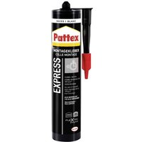 Pattex Express Montagekleber Herstellerfarbe Weiß PTREX 440g von Pattex