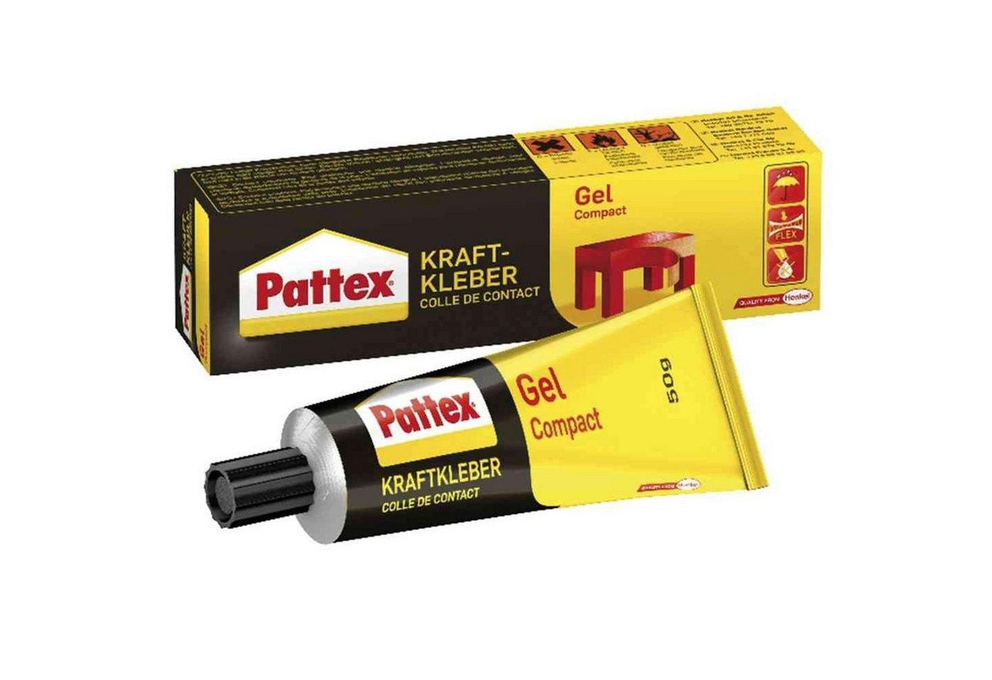 Pattex Klebstoff Kraftkleber Gel/Compact Tube à 50 g Pattex Klebstoff Kraftkleber Gel/Compact Tube à 50 g von Pattex