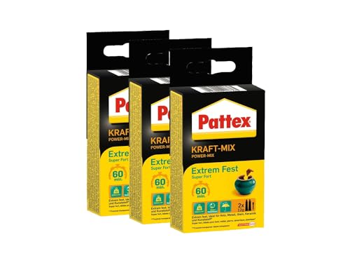 Pattex Kraft-Mix Extrem Fest (3x 2x12g (3er Pack)) von Pattex