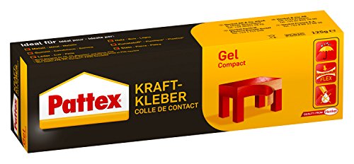 Pattex Kraftkeber Compact Gel, Alleskönner für präzises, schnelles und zuverlässiges Kleben auf verschiedenen Materialien, 1x125g von Pattex