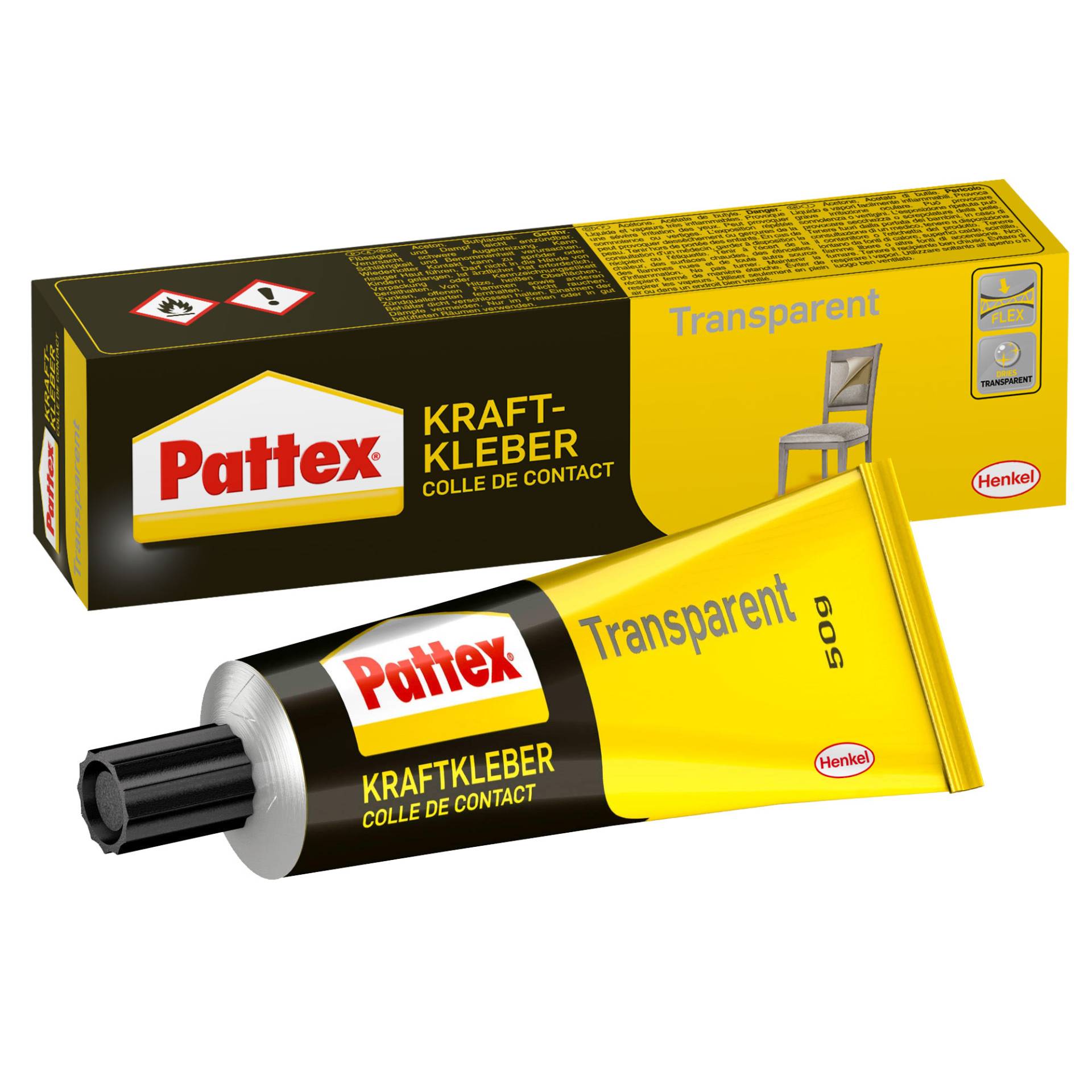 Pattex Kraftkleber 'Transparent' 50 g Pattex Kraftkleber 'Transparent' 50 g von Pattex