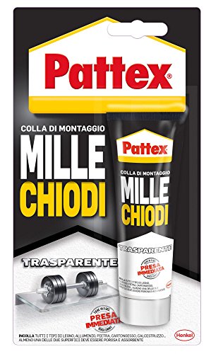 Pattex Millenägel in Blisterverpackung, 40 g, transparent von Pattex