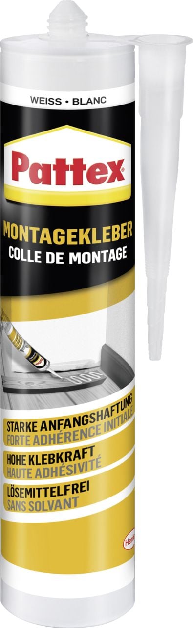 Pattex Montagekleber 400 g Kartusche, weiß Pattex Montagekleber 400 g Kartusche, weiß von Pattex