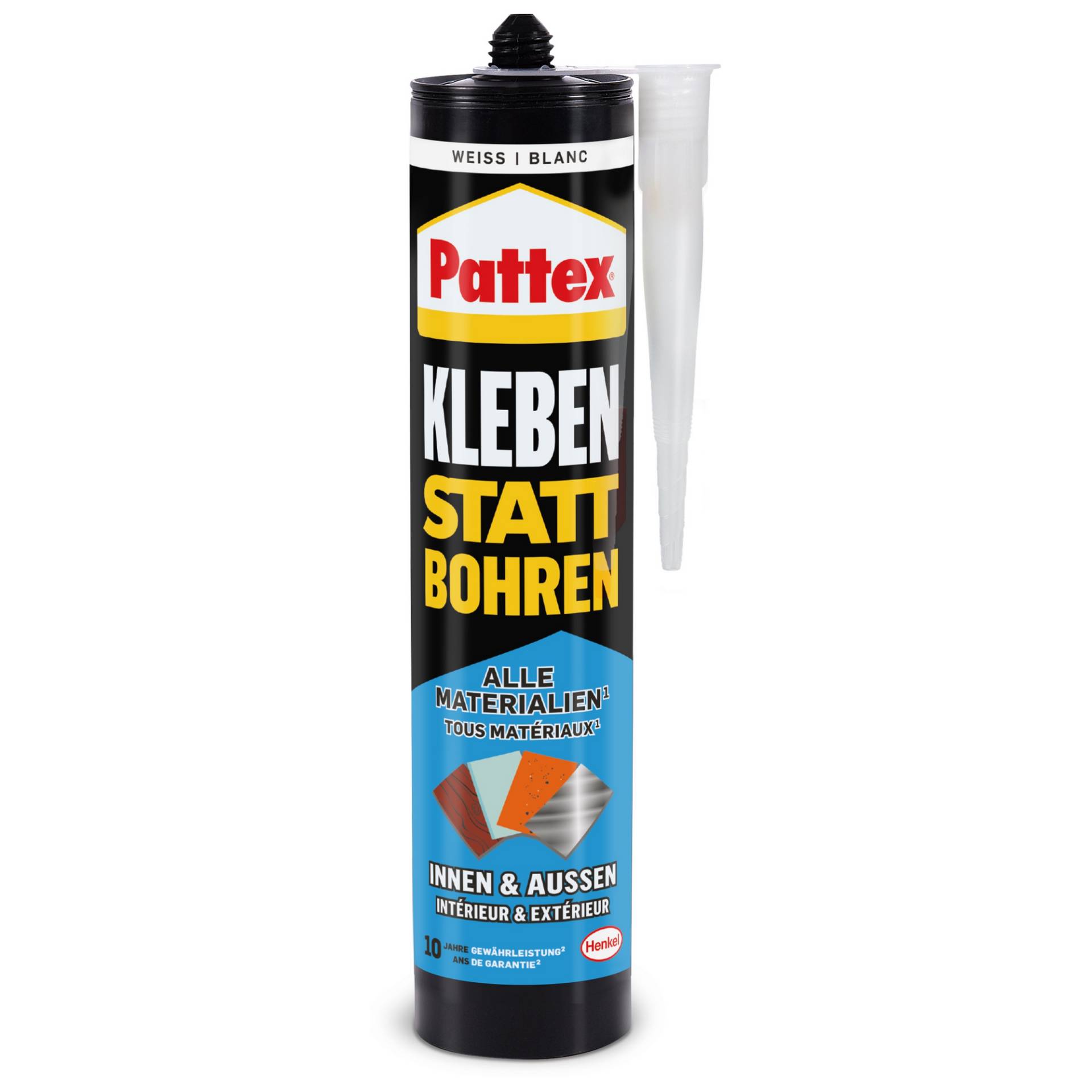 Pattex Montagekleber 'Kleben statt Bohren' weiß 450 g Pattex Montagekleber 'Kleben statt Bohren' weiß 450 g von Pattex