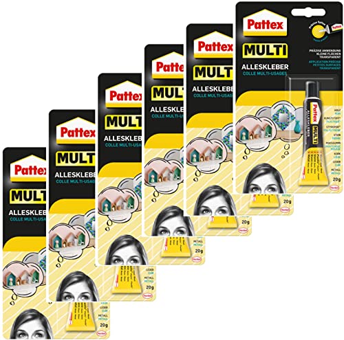 Pattex Multi Alleskleber, 20 g, 6-er Pack, PMHU2 von Pattex