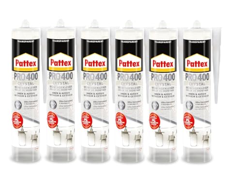 Pattex PRO 400 6er Set | Leistungsstarker Baukleber mit breitem Anwendungsspektrum – hohe Haftkraft auf vielen Untergründen Pattex PRO 400 6er Set | Leistungsstarker Baukleber mit breitem Anwendungsspektrum – hohe Haftkraft auf vielen Untergründen von Pattex