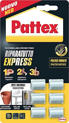 Pattex PRX15 Repair Express Power Knete 6 x 5 g, 6x5g von Pattex