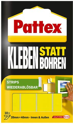 Pattex Pattex Alleskleber Montage Klebe-Strips 10 Stck von Pattex