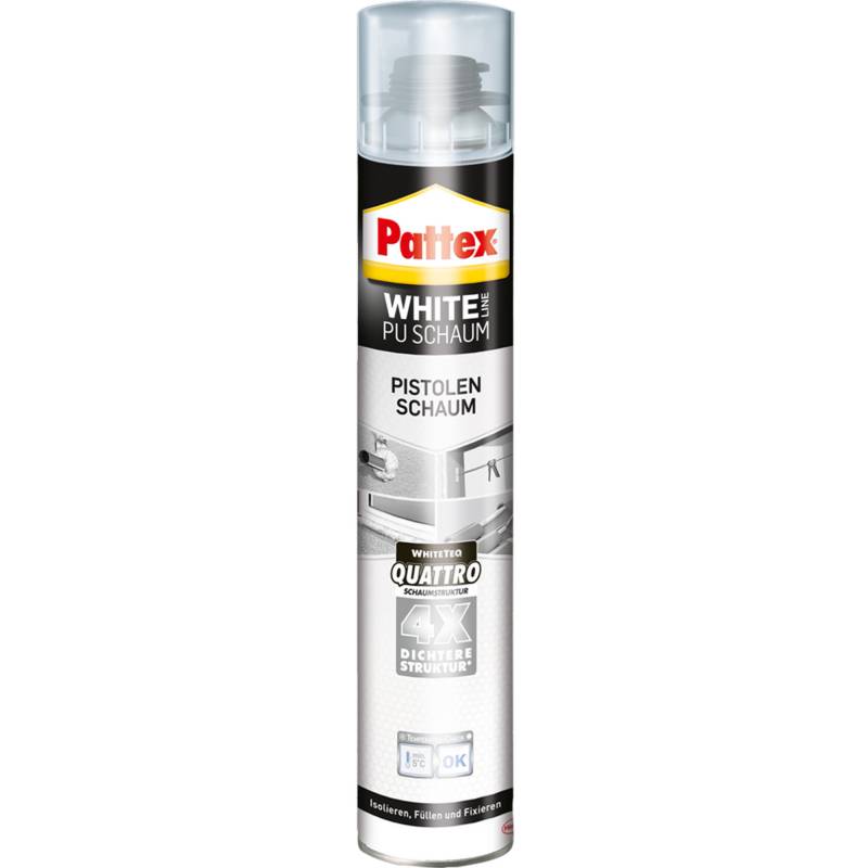 Pattex Pistolenschaum 'White Line' weiß 750 ml Pattex Pistolenschaum 'White Line' weiß 750 ml von Pattex
