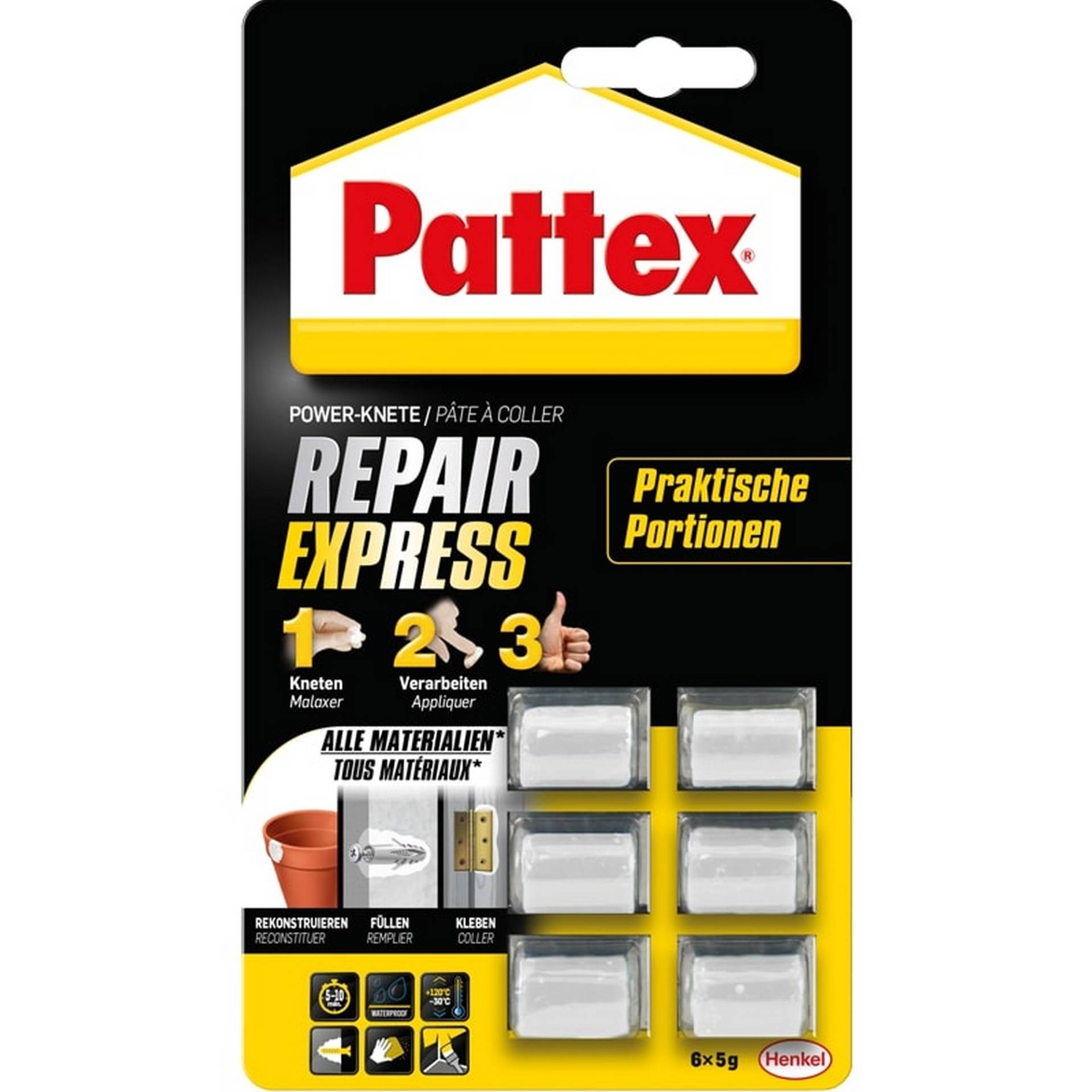 Pattex Powerknete 'Repair Express' 6 x 5 g Pattex Powerknete 'Repair Express' 6 x 5 g von Pattex