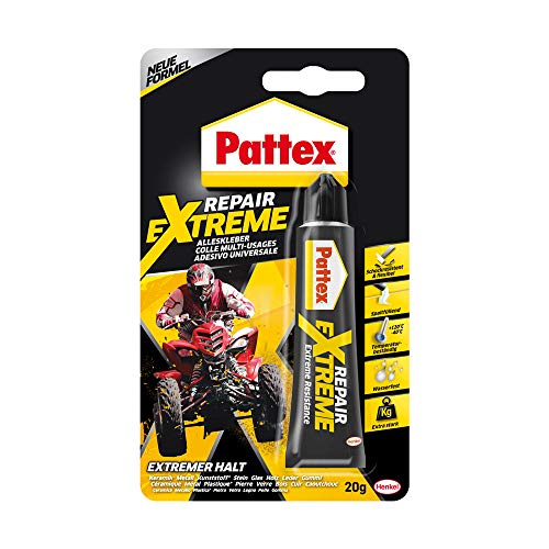 Pattex Repair Extreme, nicht-schrumpfender und flexibler Alleskleber, temperaturbeständiger Reparaturkleber, starker Kleber für innen und außen, 1x20g Tube von Pattex
