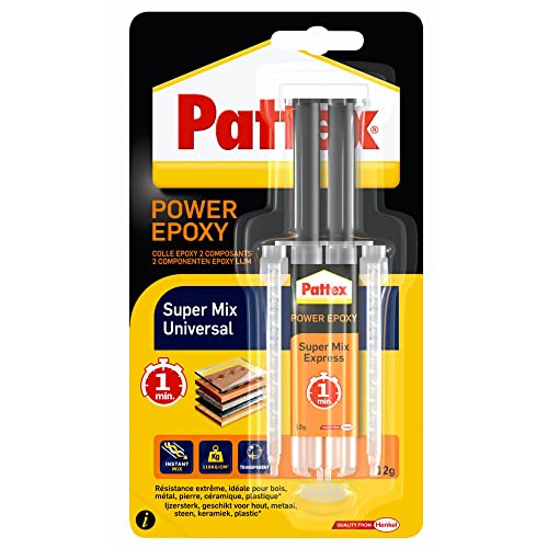Pattex Zweikomponenten-Kleber Epoxy Super Power Mix 11ml Express von Pattex