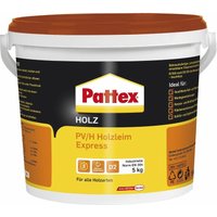 Pv/h Express Holzleim D2, gebrauchsfertig, schnell abbindend 5kg - Pattex von Pattex