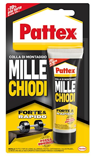 Pattex statt bohren starke & schnell – Kleber für Montage, 100 gr Blister von Pattex