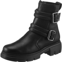 Paul Green Bikerboots, Blockabsatz, Reißverschluss-Stiefelette mit kräftiger Profilsohle von Paul Green