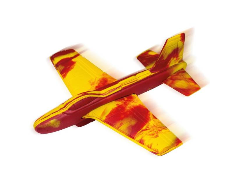 Paul Günther Windspiel Wurfgleiter Segelflugzeug Stunt Glider rot/gelb 18x18cm Paul Günther Windspiel Wurfgleiter Segelflugzeug Stunt Glider rot/gelb 18x18cm von Paul Günther