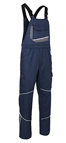 KÜBLER Workwear | KÜBLER ICONIQ Arbeitslatzhose | dunkelblau/anthrazit | Größe 46 von KÜBLER Workwear