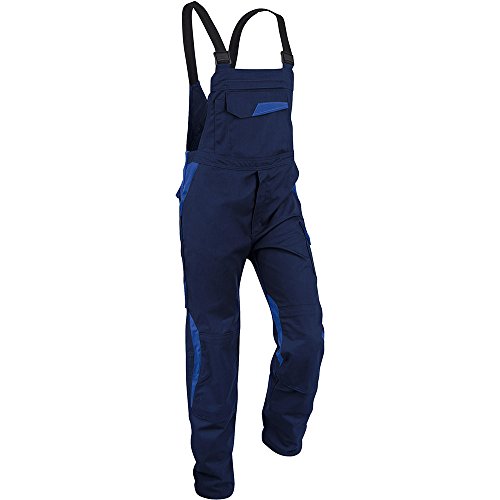 KÜBLER Workwear KÜBLER VITA Cotton+ Arbeits-Latzhose dunkelblau/Kornblumenblau von KÜBLER Workwear