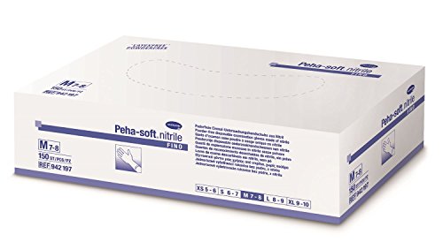 Einmalhandschuhe Hartmann Peha-soft nitrile fino lila XS Nitrilhandschuhe, 150 Stück je Box von Hartmann